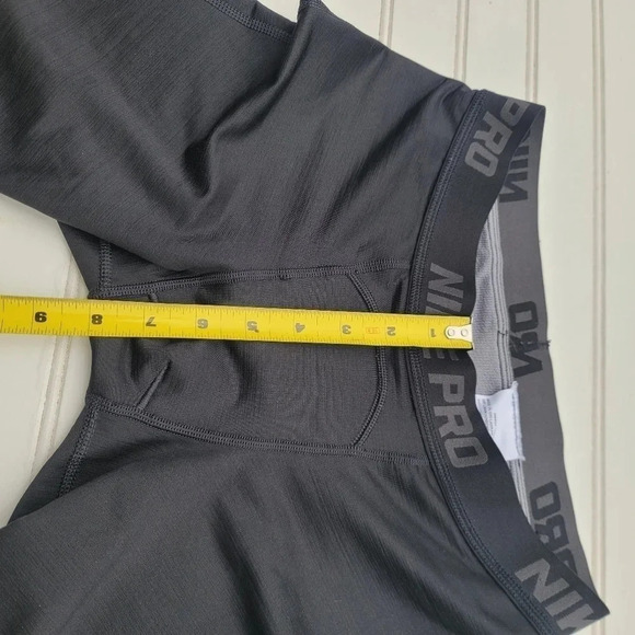 Nike Pants Boys Black Gray Pro Dri-Fit Tights Compression Youth Sz L L - Picture 7 of 11